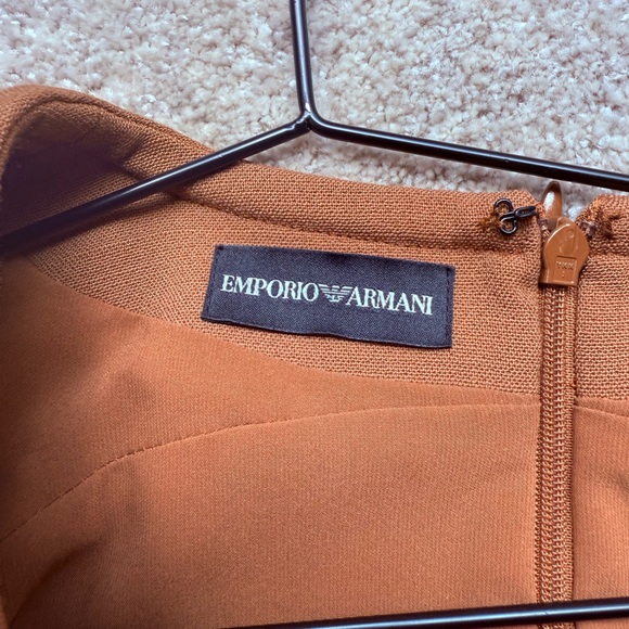 Dress Brown Emporio Armani sz 2 - Picture 3 of 7